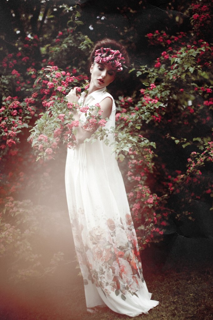 White georgette fabric