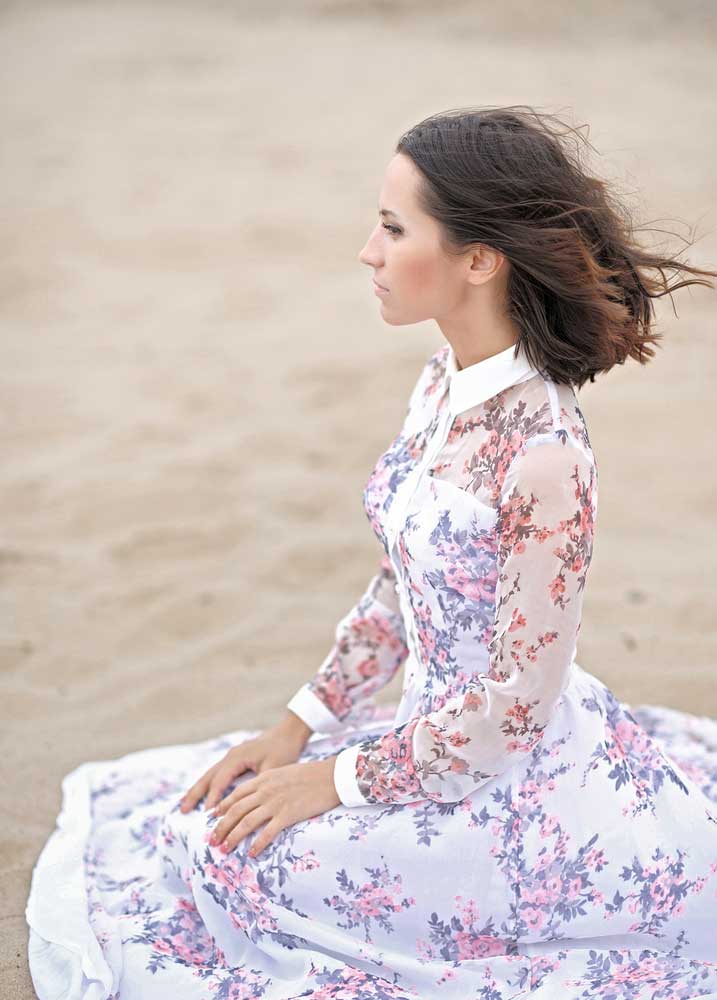 silk georgette dress